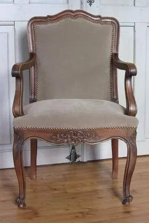 Handicraft Dining Chair/Arm Chair/Chair/Relaxing Chair/Seating Chair/Wooden Back Comfort Seating Chair Hand Carved Armrest Chair for Home & Office - Ouch Cart