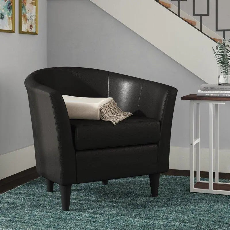 Wide Tufted Arm Chair for living room - Ouch Cart