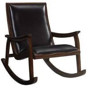 Wooden New Classic and Antique Leather Rocking Chair/Relaxing Chair - Ouch Cart