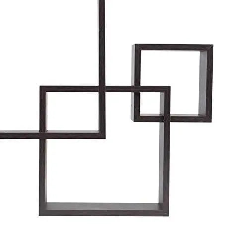 Wooden Wall Mounted Shelf Rack for Living Room Decor ) - Set of 4 - Ouch Cart