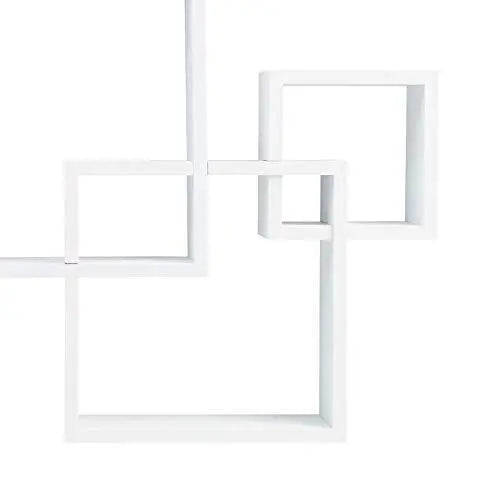 Wooden Wall Mounted Shelf Rack for Living Room Decor ) - Set of 4 - Ouch Cart