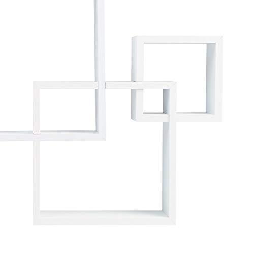 Wooden Wall Mounted Shelf Rack for Living Room Decor ) - Set of 4 - Ouch Cart