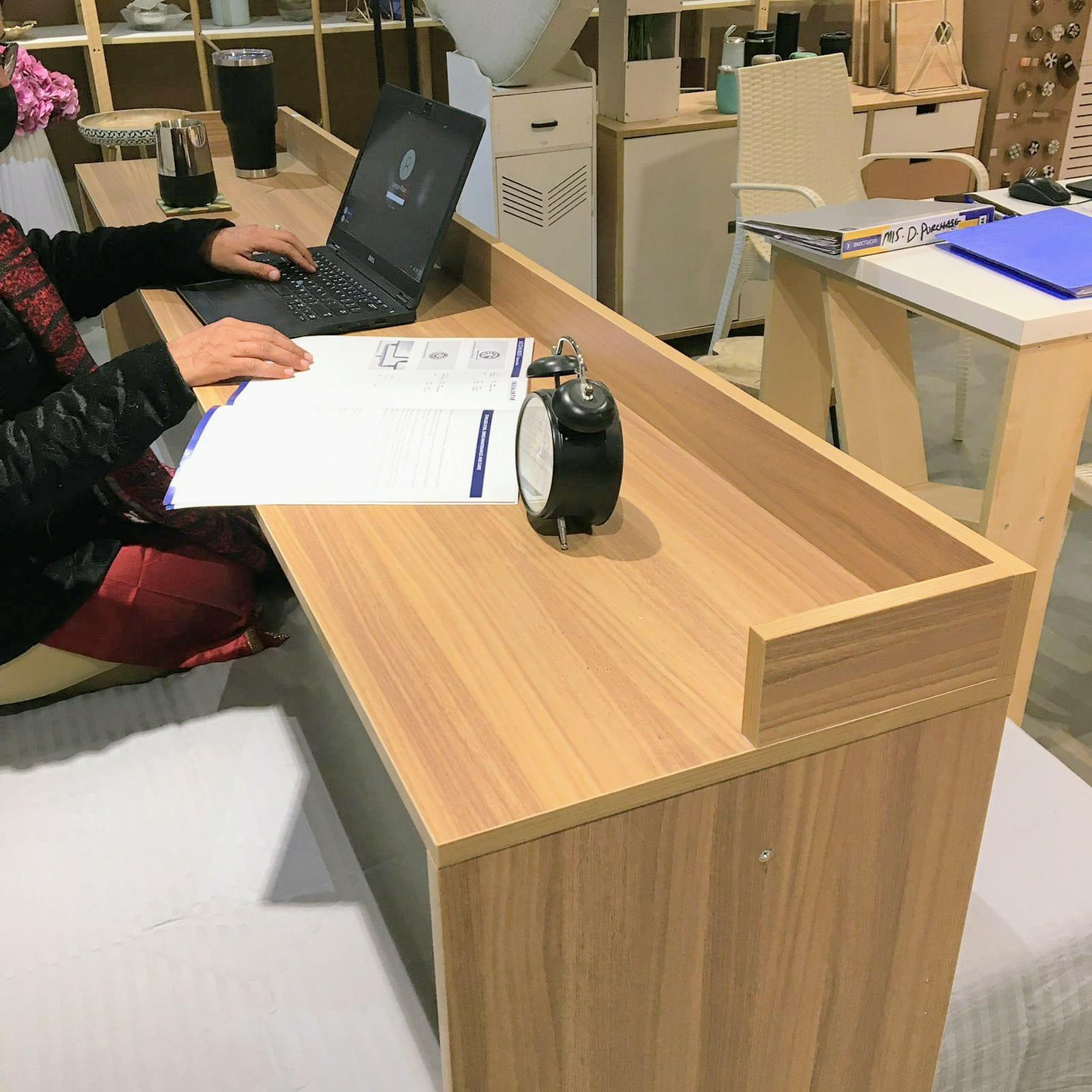 Overbed Rolling Table/Laptop/Breakfast Wooden Table Trolley By Miza - Ouch Cart