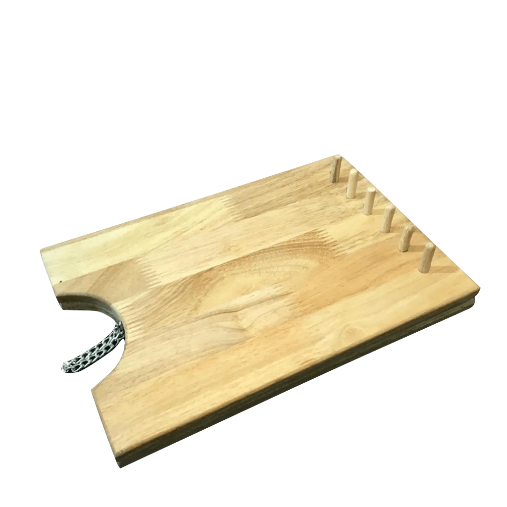 Wooden Board Necklace/Chains/Pendant/Bracelets/Anklets Wooden Stand ( With Complementary Coaster ) By Miza - Ouch Cart