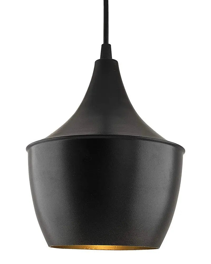 Black Metal Medium Pear Hanging Light for Home Decoration - Ouch Cart