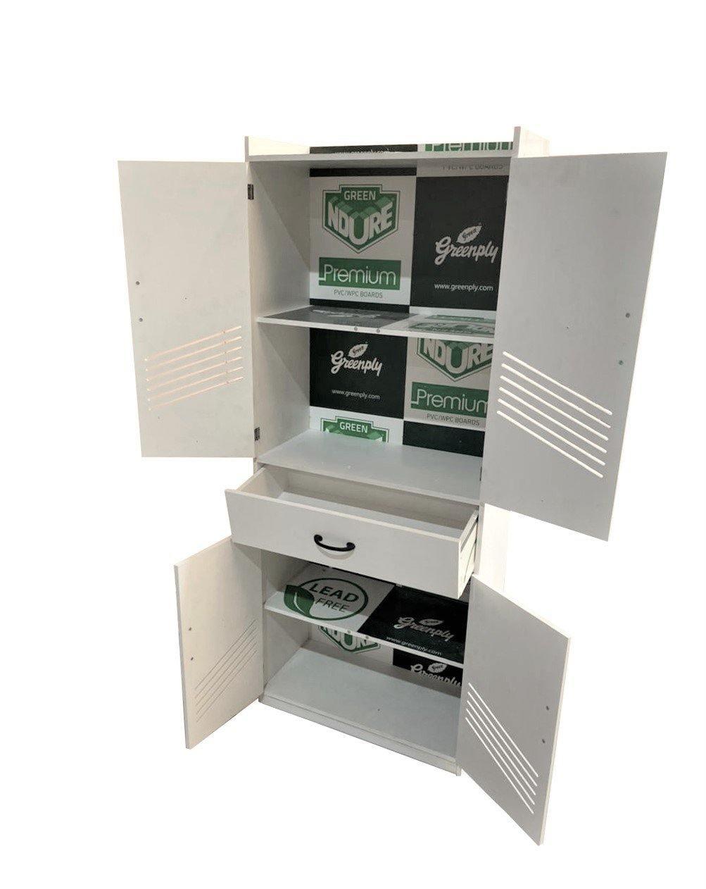 Toilet Corner Storage 5 Feet Vanity Bathroom Cabinet By Glitzz - peelOrange.com