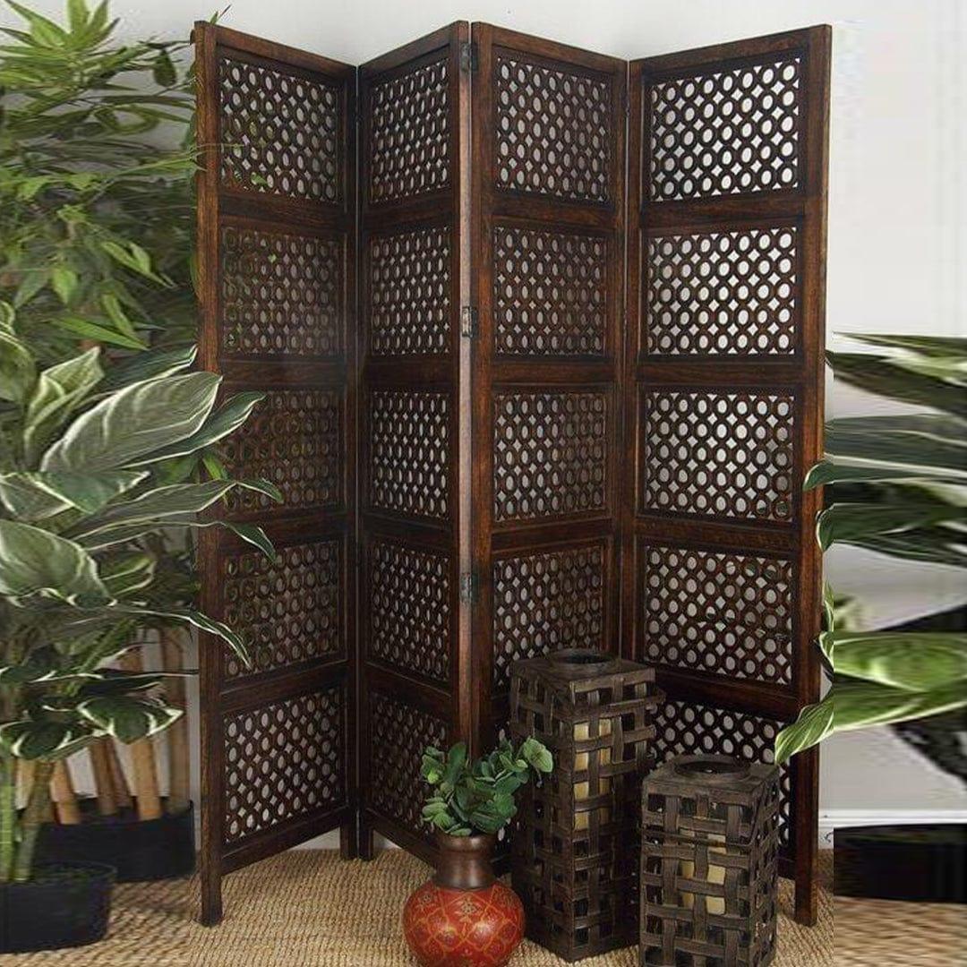 4 - Panel Folding Room Divider - Ouch Cart