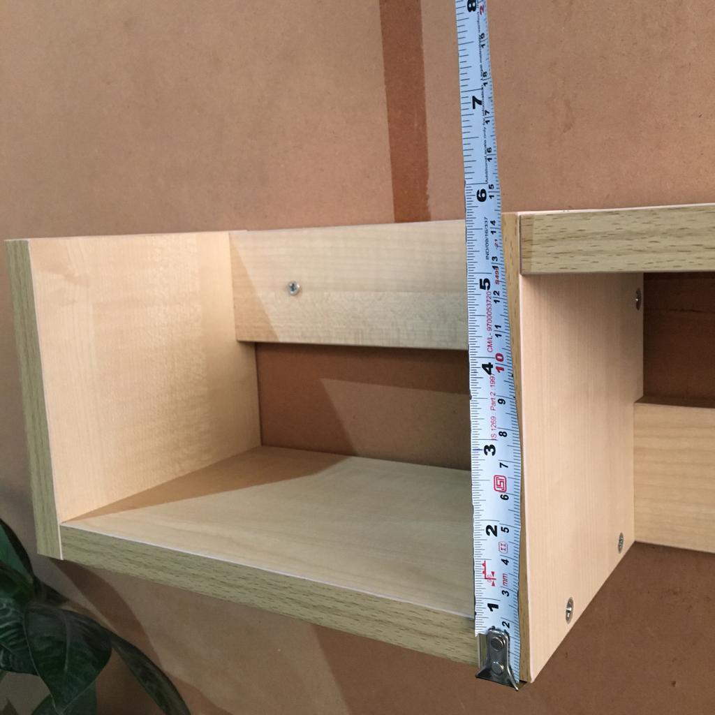 MDF Wall Mounted Key Hooks Shelf By Miza - Ouch Cart