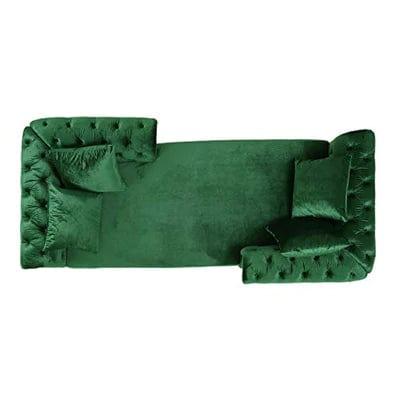 Christopher Knight Home Houck Chaise Lounge, Emerald + Dark Brown - Ouch Cart