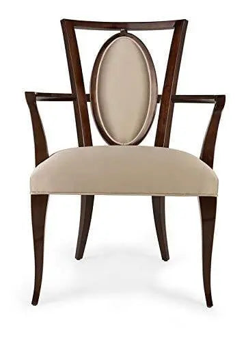 Handmade Pure Sheesham Wooden Chair Armrest Seating Chair Upholstered Back Rest Chair - Ouch Cart