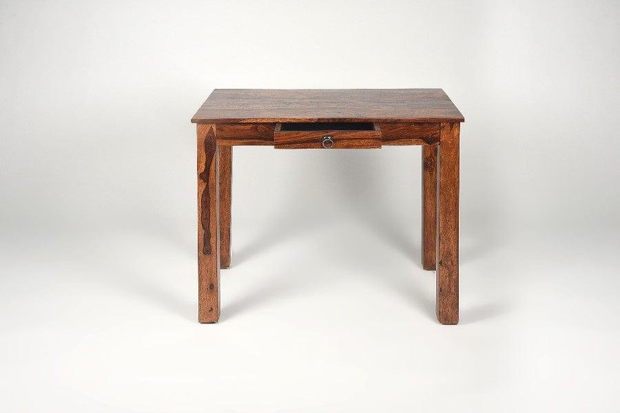 Sheesham Wood Alaya Single Drawer Study Table - Ouch Cart