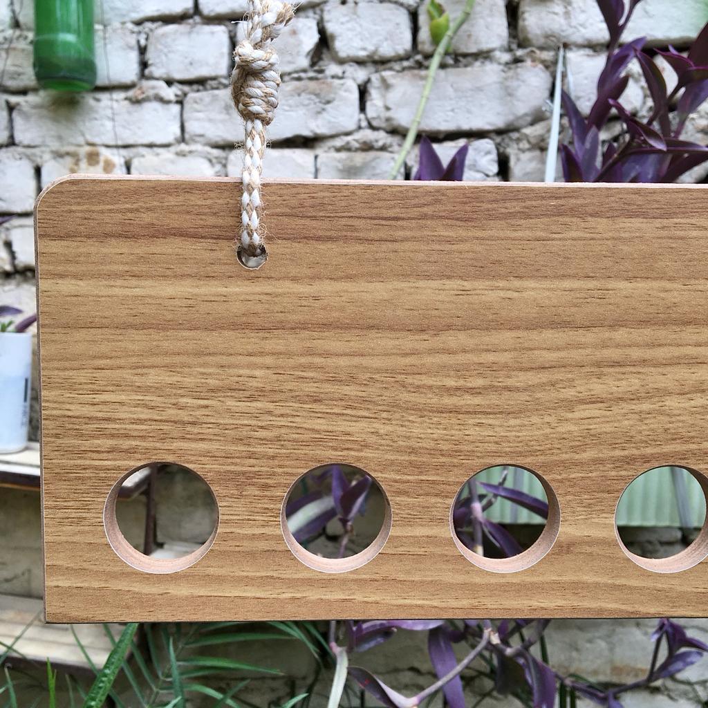 Ceiling Rope Hanging Wooden Clothes Hanger Rack By Miza - Ouch Cart