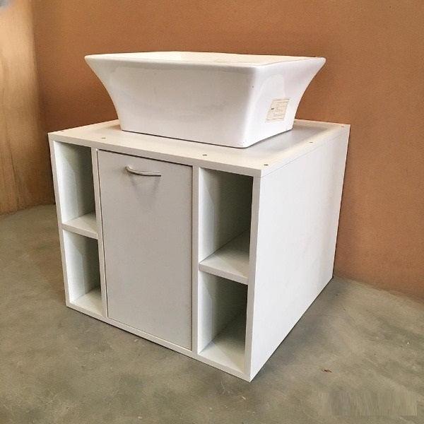 Bathroom Multilayer Vanity For Over The Counter Washbasin By Miza - Ouch Cart