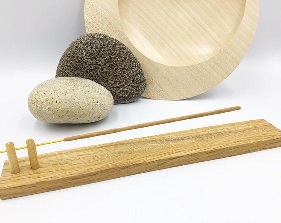 Reliable Wooden Agarbatti Stand with Ash Catcher Dhoop Stick Holder For Home Mandir By Miza - Ouch Cart