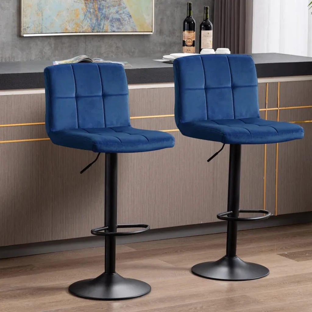 NEO SWIEL ADJUSTABLE BAR STOOL SET OF 2 - Ouch Cart