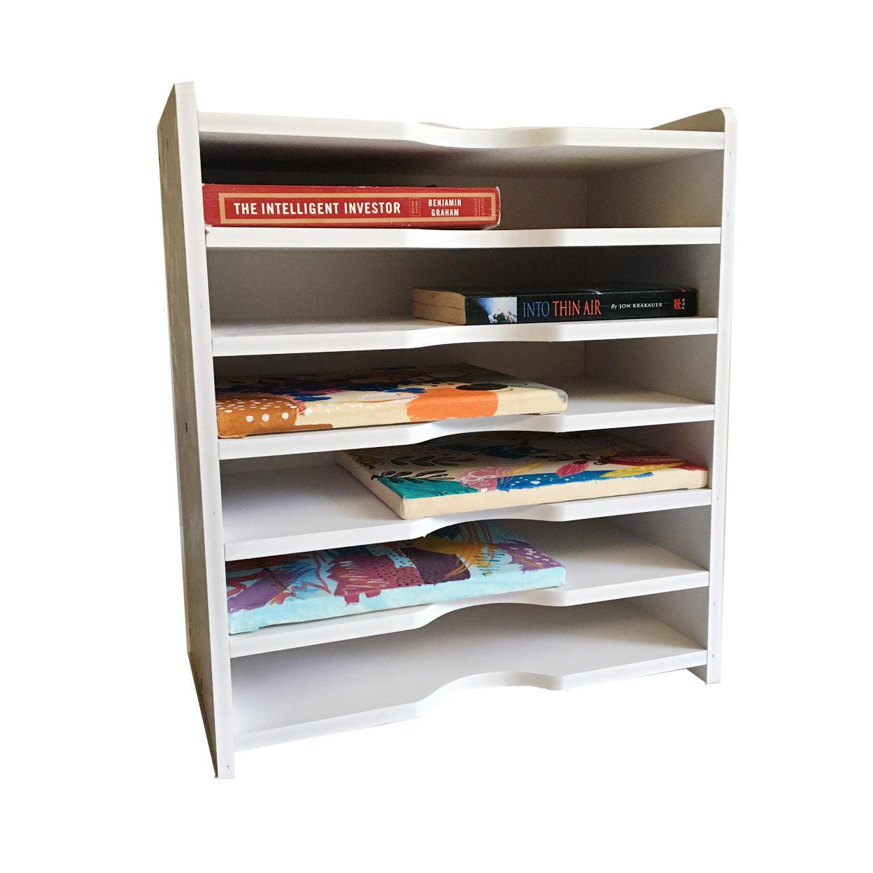 Best Office Filing Rack In PVC Board Rack By Miza - Ouch Cart