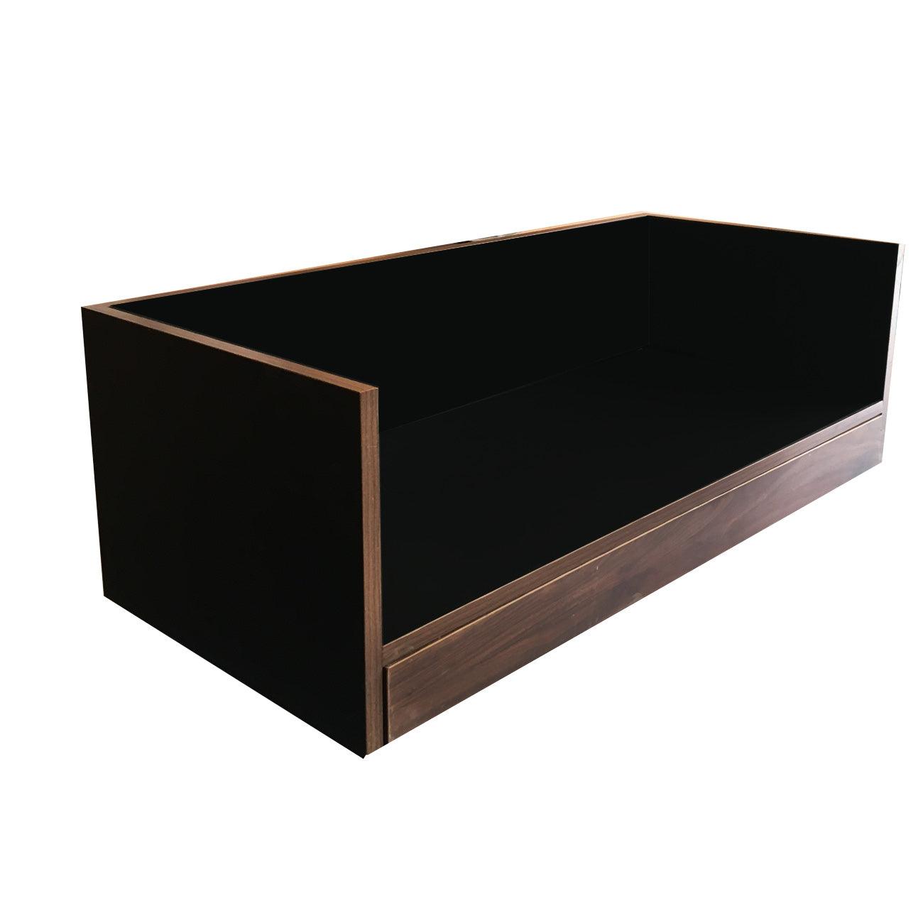 Wall Mounted Study Table / Work From Home Table | Dark Brown By Miza - Ouch Cart