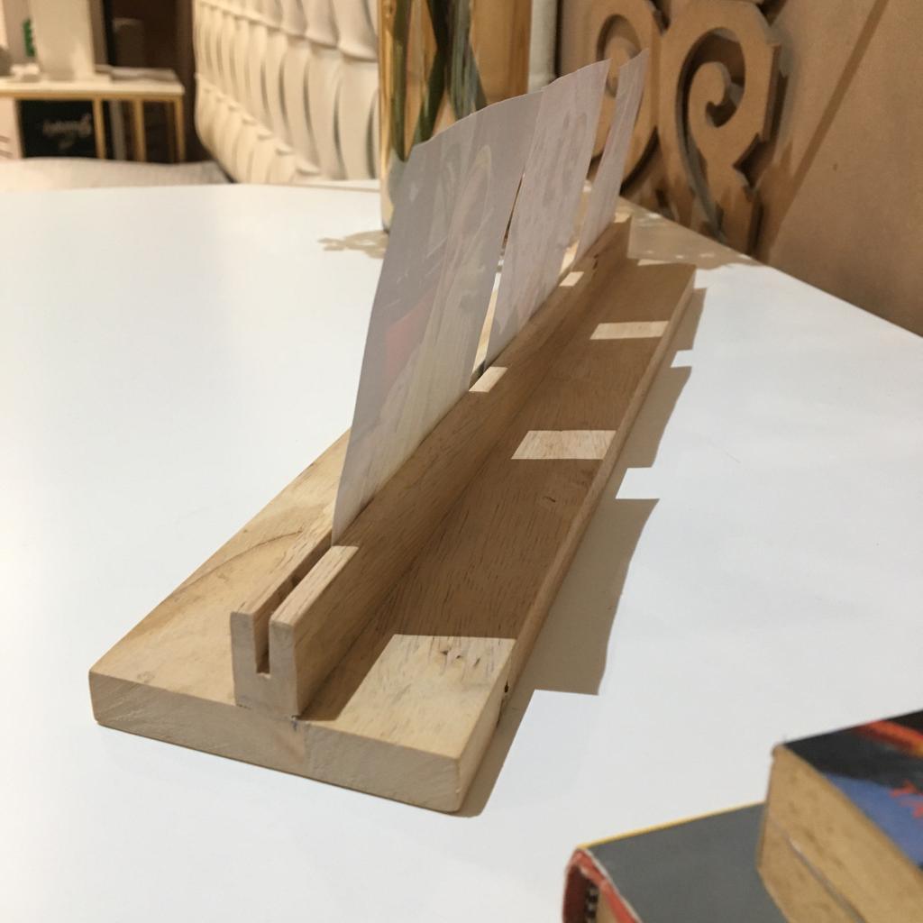 Wooden Rectangular Photo Stand ( With Complementary Coaster ) By Miza - Ouch Cart
