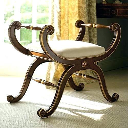 Handmade New Classic & Modern Look Wooden Chair Single Seater in Antique Colored - Ouch Cart