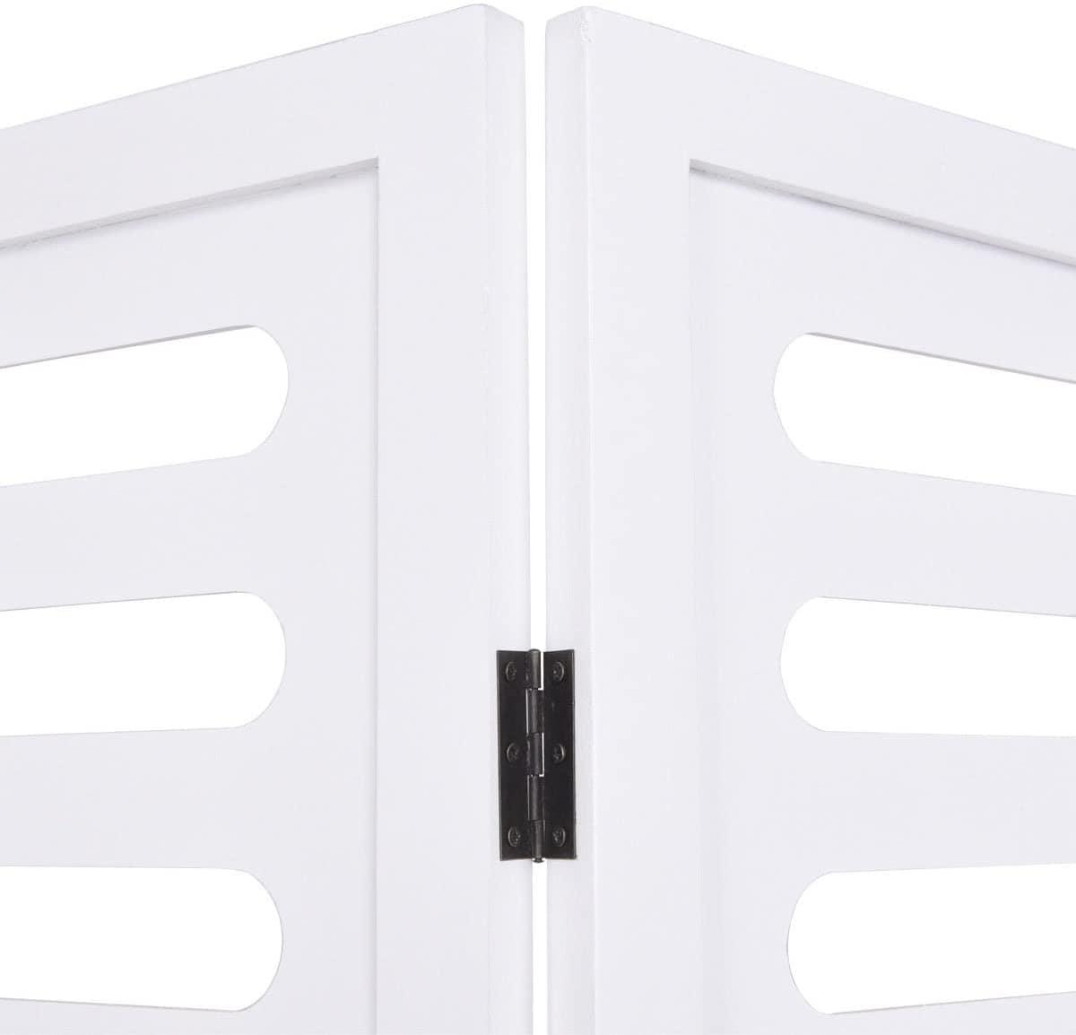 6 Panel Handicrafts Partition Wooden Room Divider Wooden Screen Wooden Separator partition for Living Room partition Screen Room Divider Consists of 6 Panels to be Placed in Zig-Zag Position - Ouch Cart