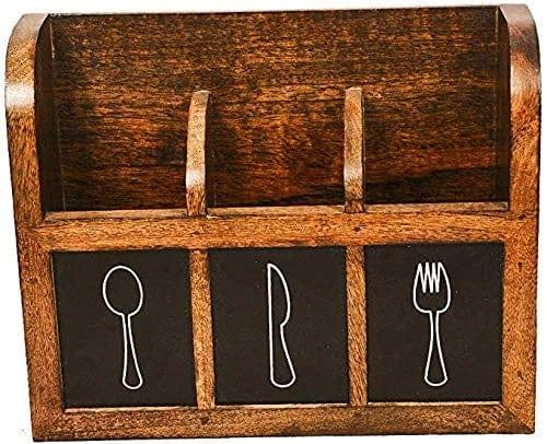 WOODEN CUTLERY STAND - Ouch Cart