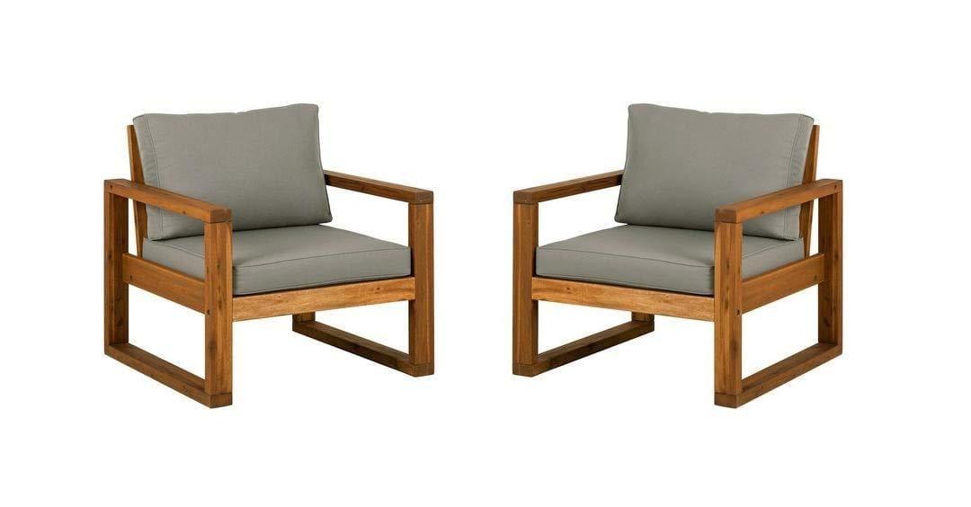 Handicrafts Wooden Back Comfort Seating Chair Hand Carved Armrest Chair Set of 2 - Ouch Cart