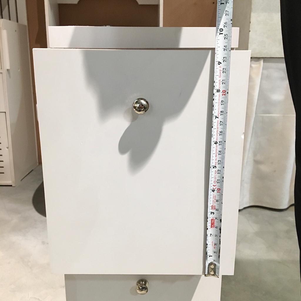 Waterproof PVC Bathroom WC Side Storage Cabinet Racks With Drawer By With Free Soap Dish Miza - Ouch Cart