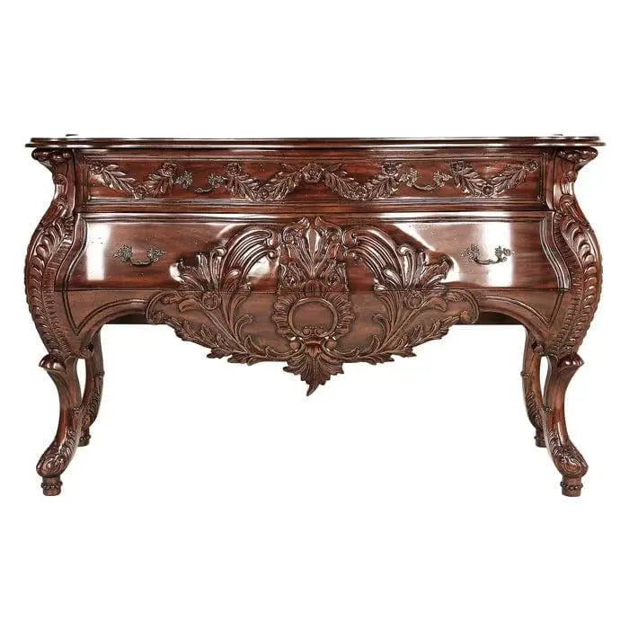 hand carved Sheesham Wood Console Table - Ouch Cart