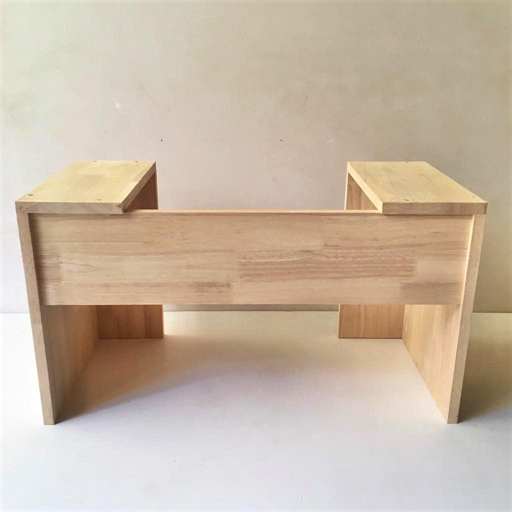 Squatting Wooden Platform/Squat Potty Stool For Toilet By Miza - Ouch Cart