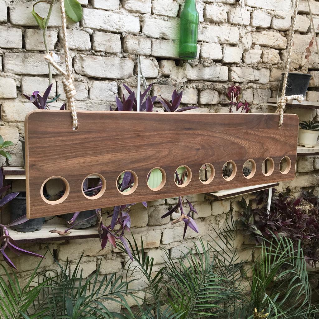 Ceiling Rope Hanging Wooden Clothes Hanger Rack By Miza - Ouch Cart