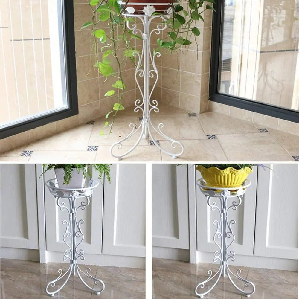 Metal Indoor / Outdoor Plant Stand, Iron Flower Pot Stand, Small Flower Pot Stand, Flower Pot Stand, Planter Stand, Plant Stand, for Home, Garden - Ouch Cart