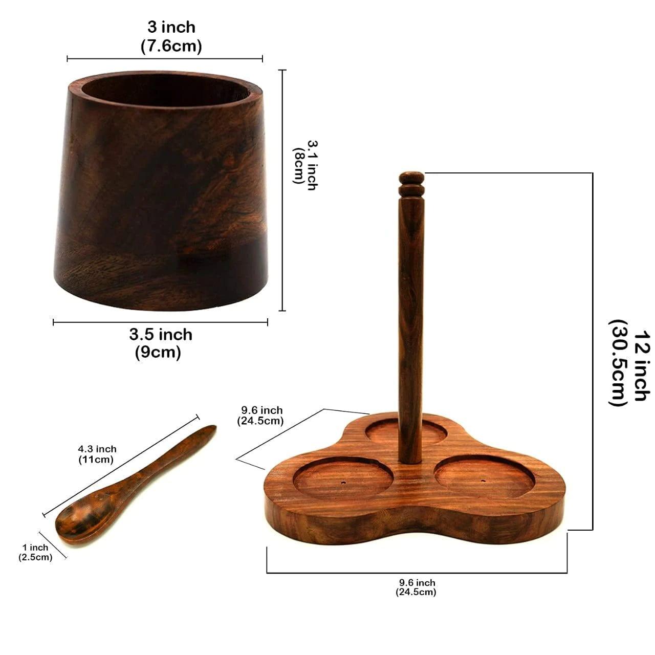 3 COMPARTMENT REAL SHEEHSAM WOOD DRY FRUIT BOX/ SPICE BOX/ STORAGE BOX/MASALA BOX - Ouch Cart