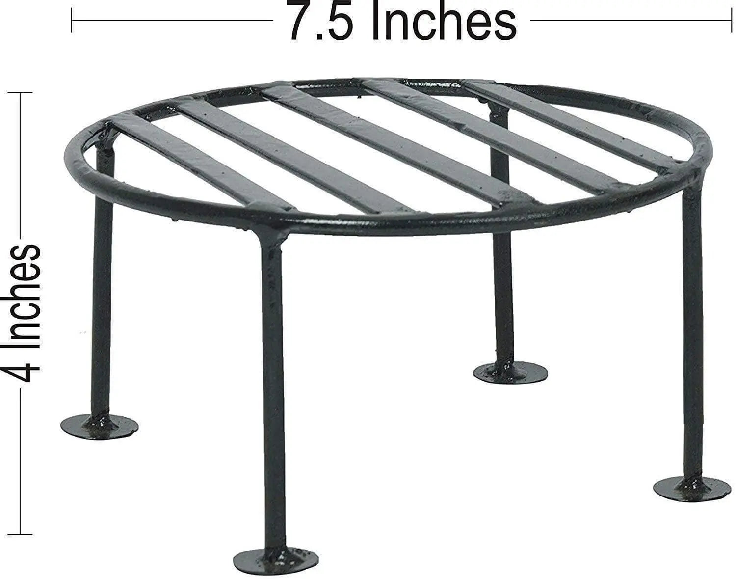 Rust Free Plant Stand for Indoor/Outdoor,Flower Pot/Plant Stand for Home Garden Balcony Living Room Decor, Flower Pot Stand, Gamla Stand (Pack of 4) - Ouch Cart