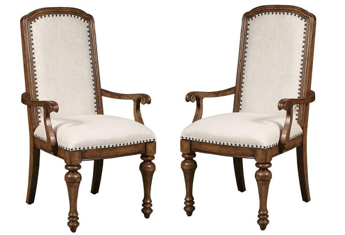 Wooden Standard Size Arm Cushioned Chair for Living Room - Ouch Cart