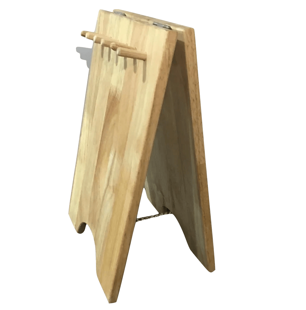 Wooden Board Necklace/Chains/Pendant/Bracelets/Anklets Wooden Stand ( With Complementary Coaster ) By Miza - Ouch Cart