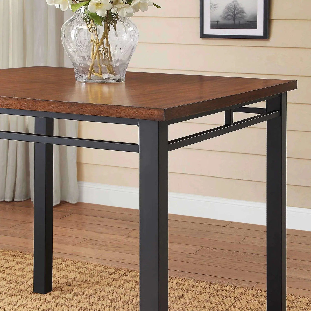 Austen 5-Piece Counter Height Dining Set, Vintage Oak - Ouch Cart