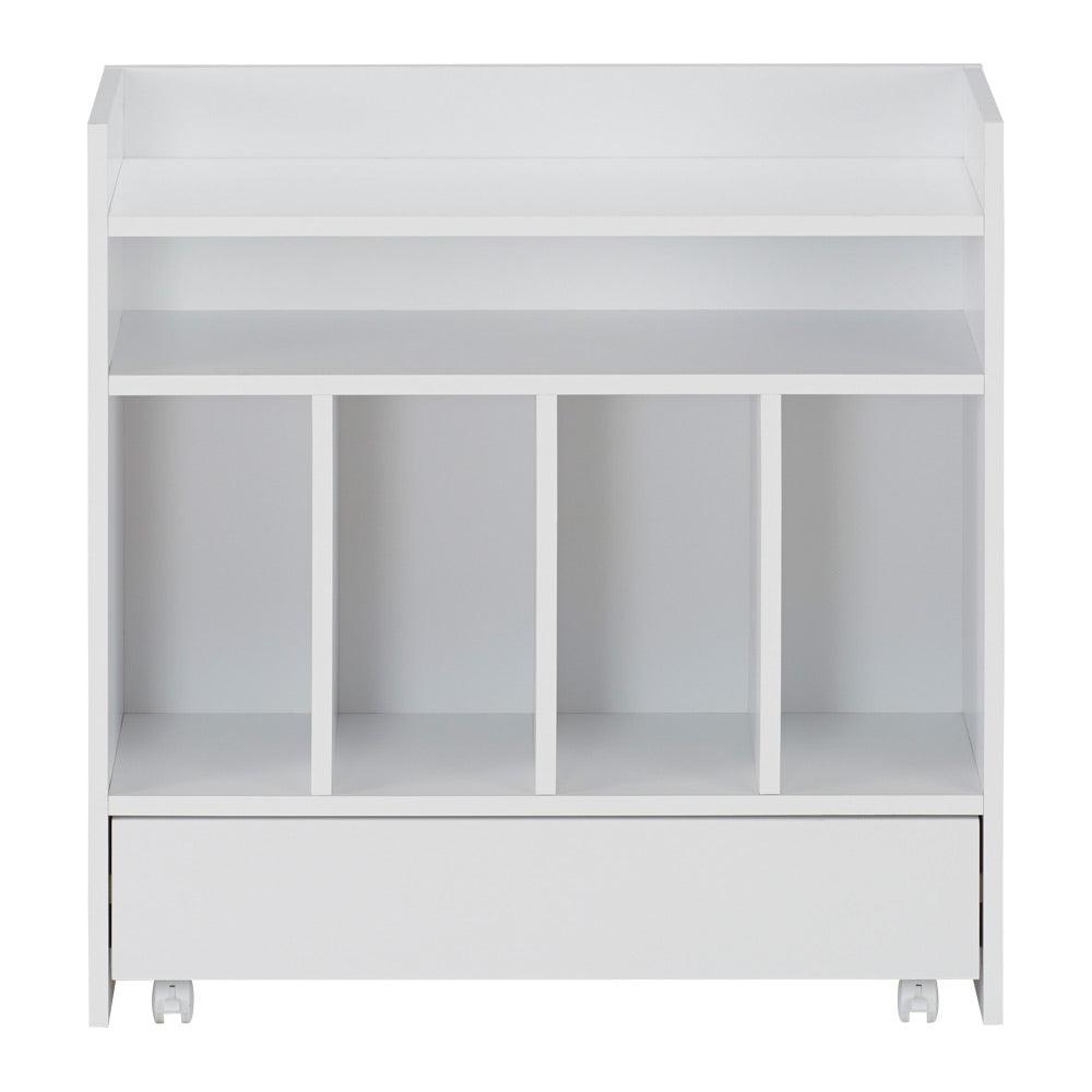 Simple And Stylish Book Shelves With Wheels By Miza - Ouch Cart