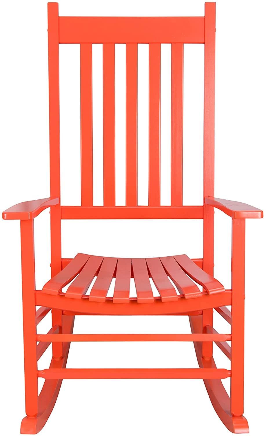 Vermont Porch Rocker, White - Ouch Cart