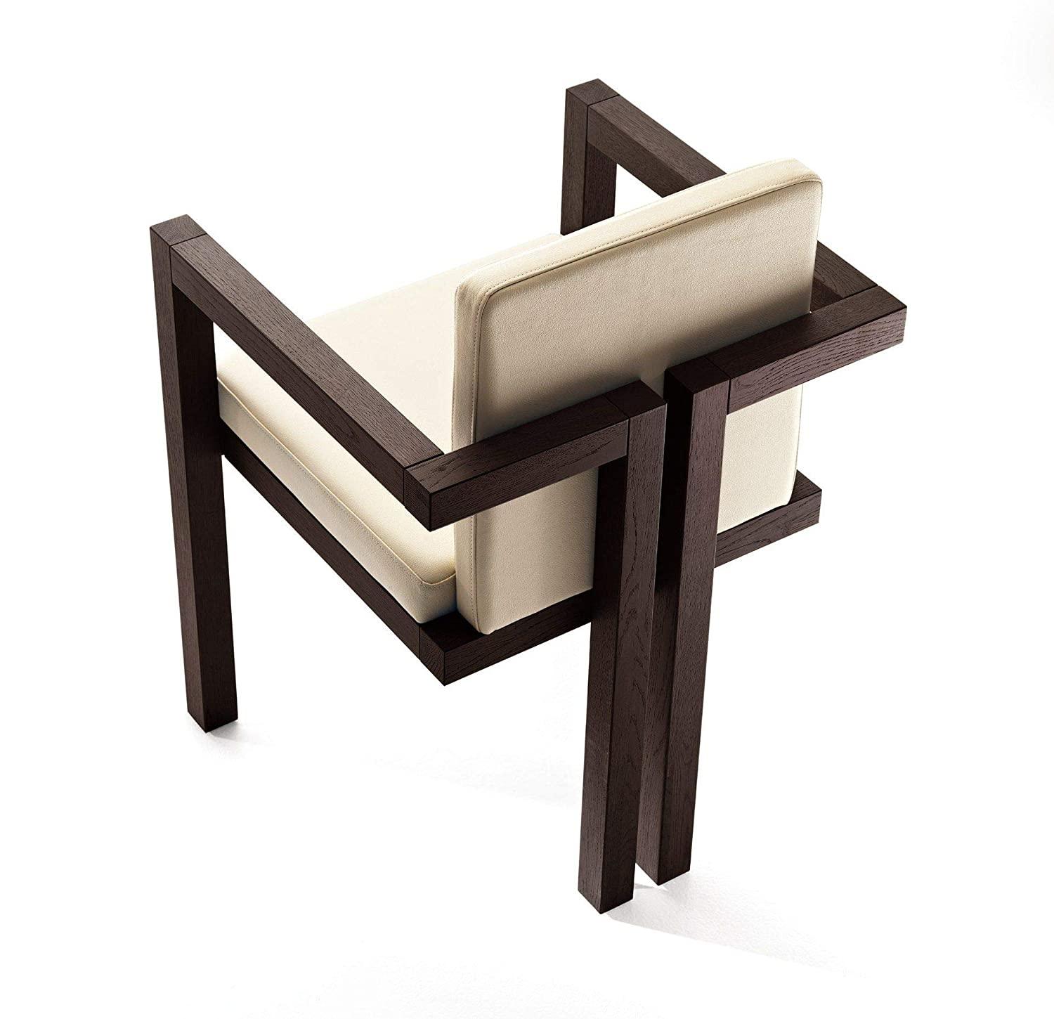 Comfort Cushioned Back Seat Handicrafts Wooden Standard Chair - Ouch Cart