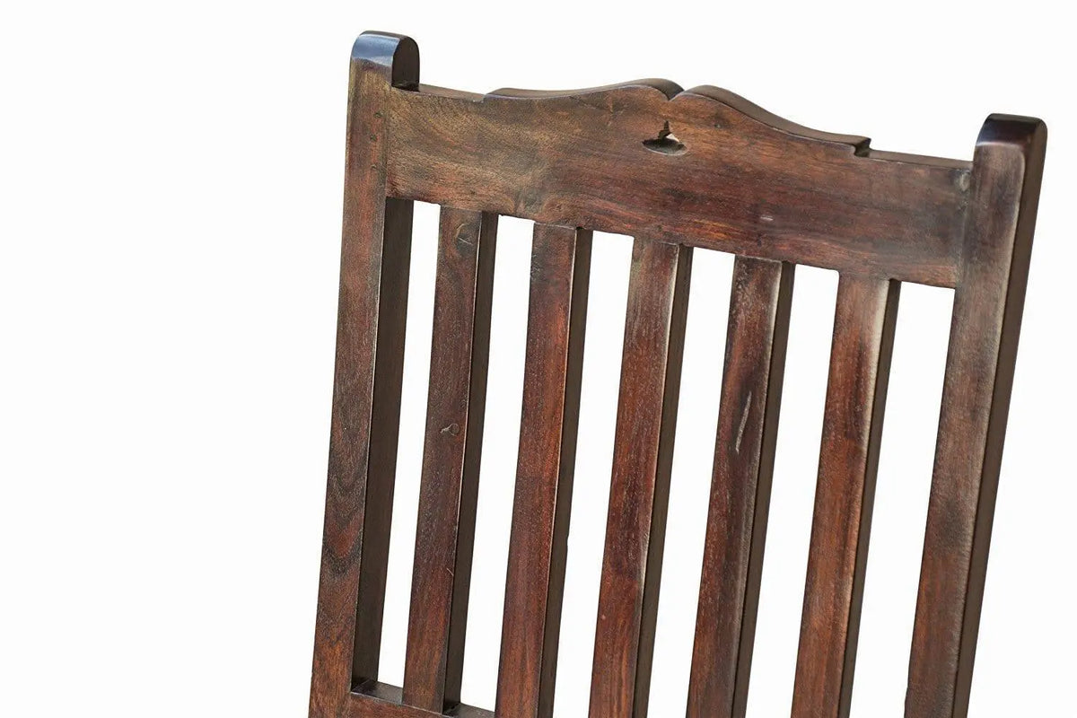 Pure Sheesham Wood Seating Arm Chair - Ouch Cart