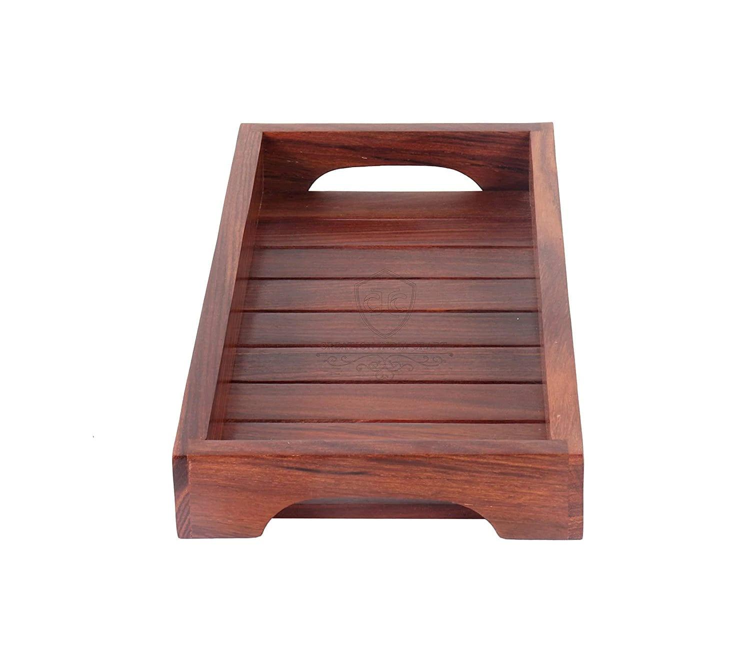WOODEN SERVING TRAY - Ouch Cart