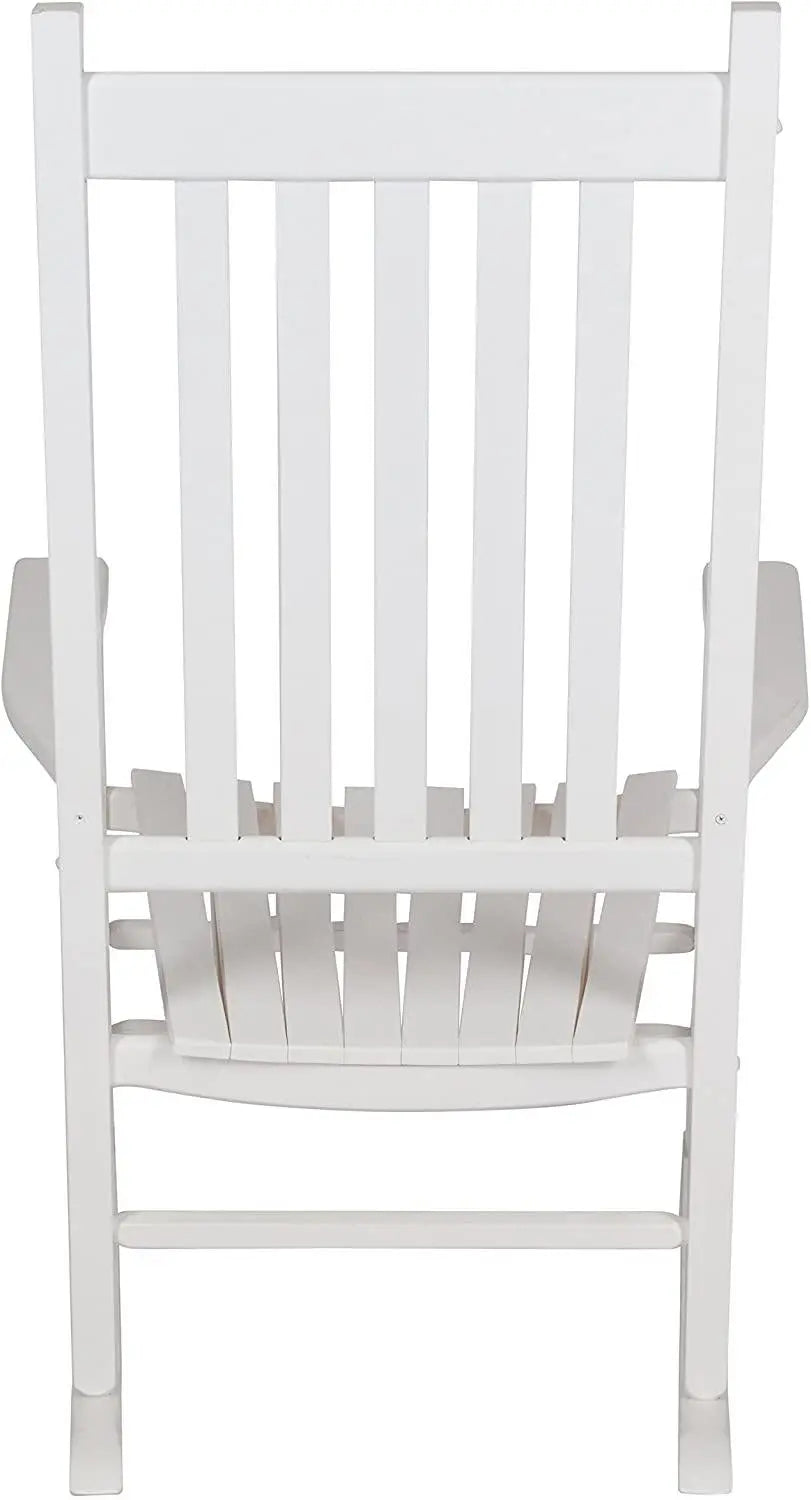 Vermont Porch Rocker, White - Ouch Cart