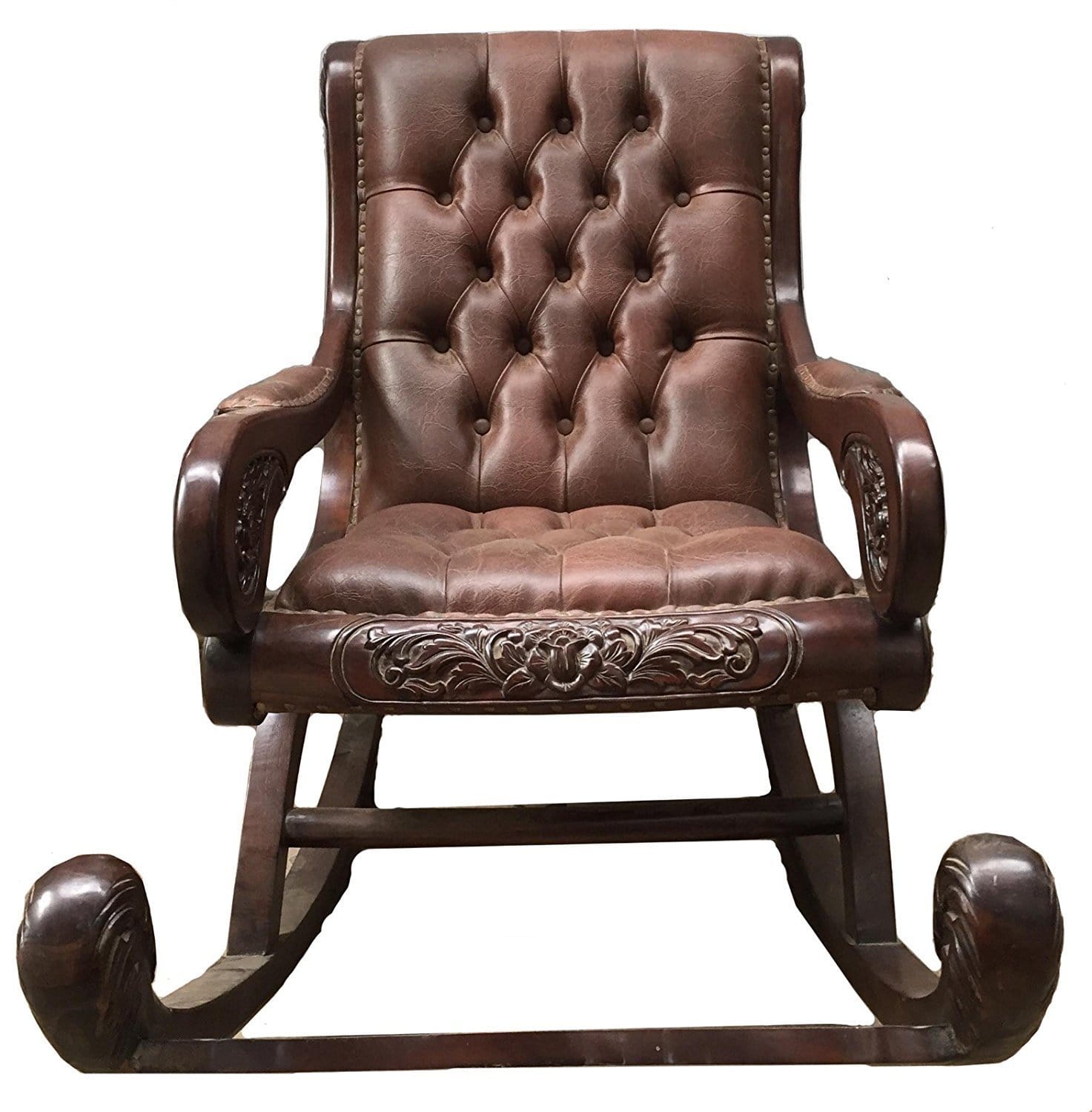 sheesham Wood Royal Rocker Chair
