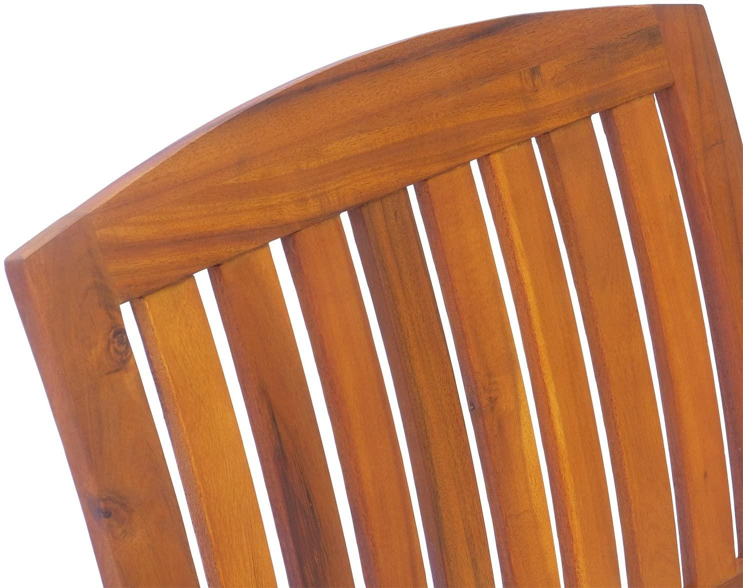 Wooden Rocking Chair with Cushioned - Ouch Cart