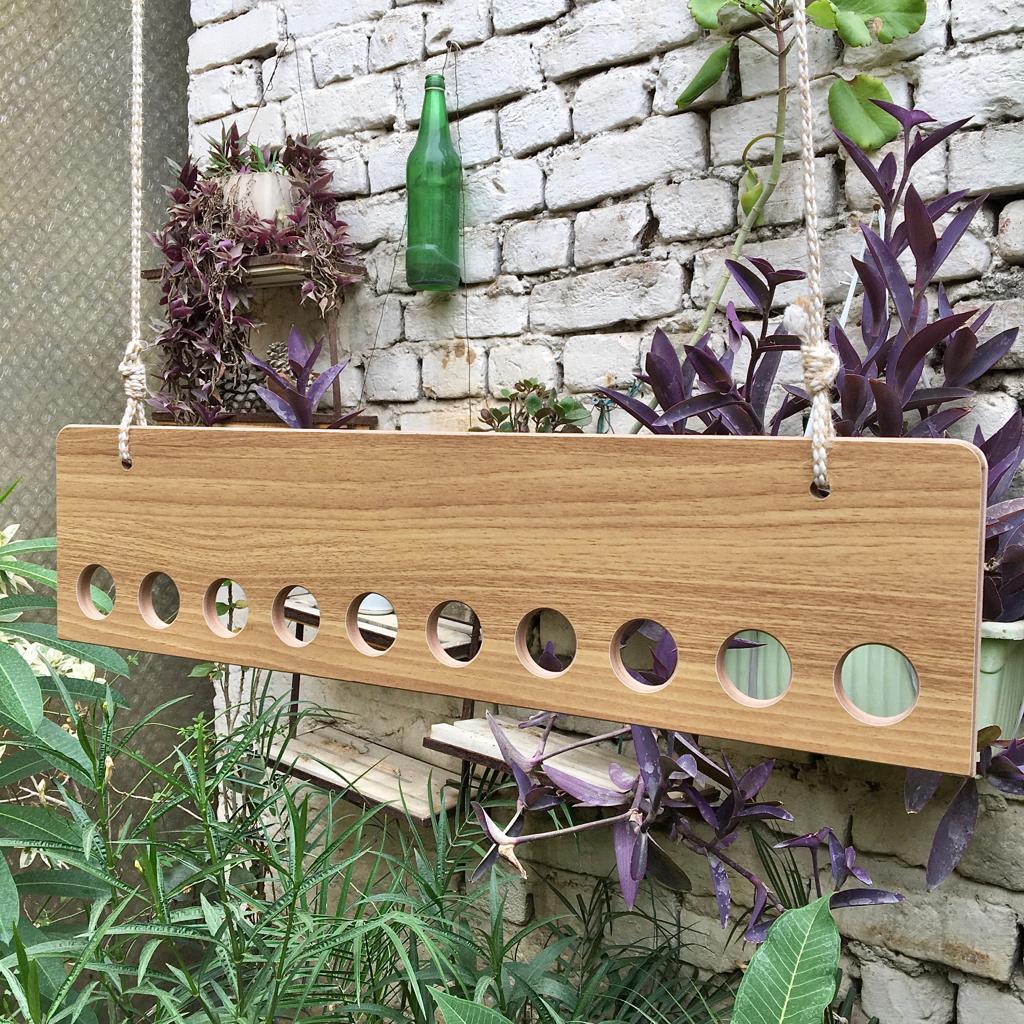 Ceiling Rope Hanging Wooden Clothes Hanger Rack By Miza - Ouch Cart