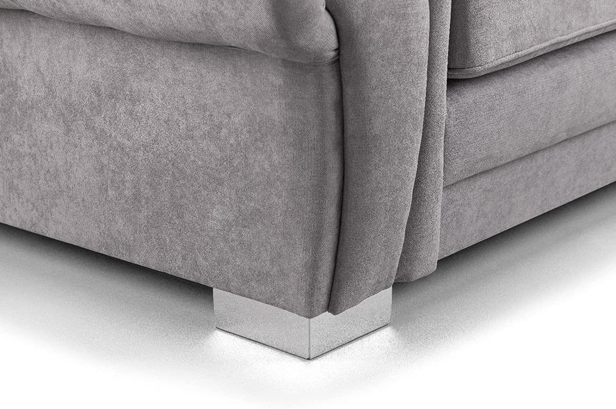 Sofa Verona Fabric Corner Sofa -Grey, Armchair) - Ouch Cart