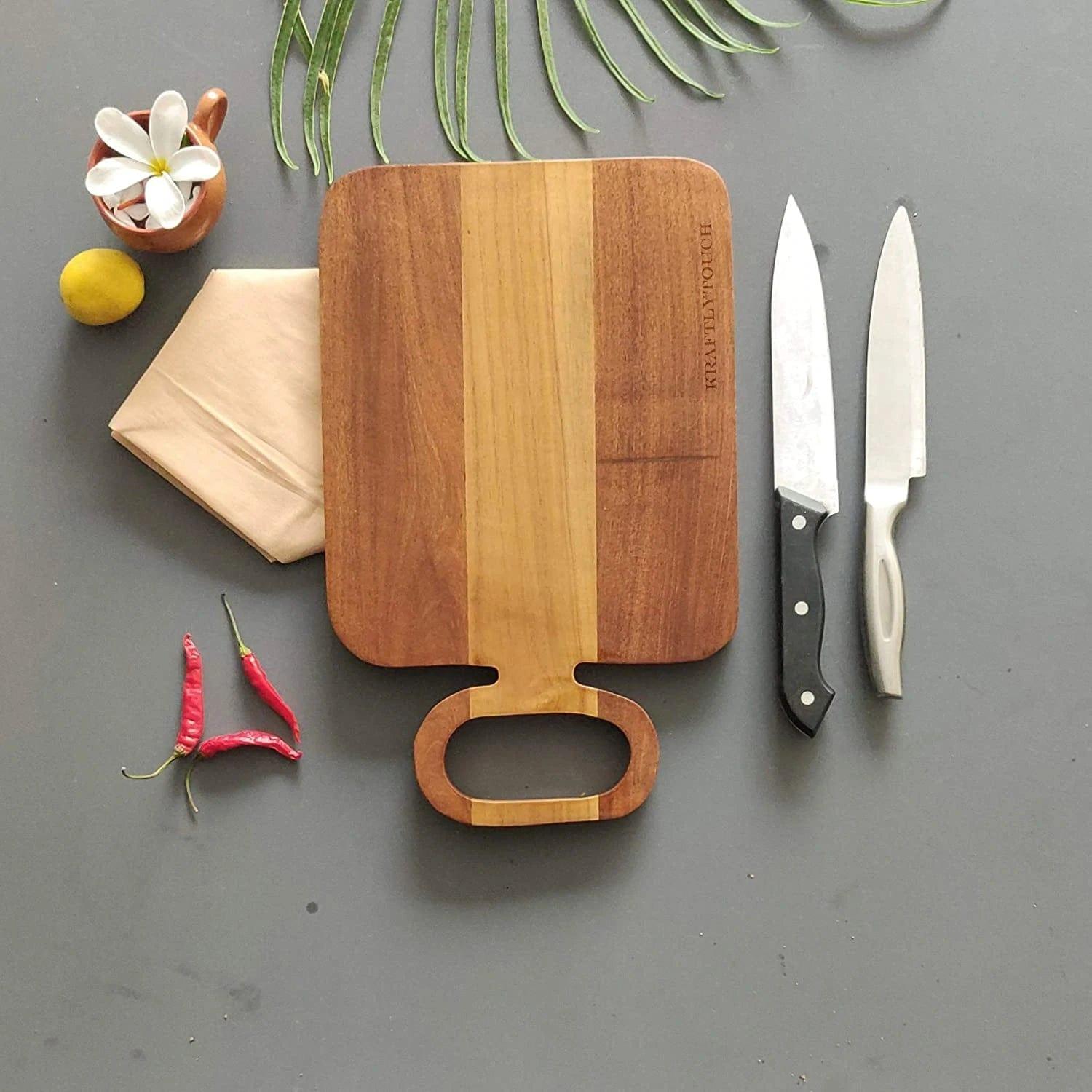 WOODEN CHOPPING BOARD || CUTTING BOARD || WATER PROOF || PREMIUM QUALITYWOODEN CHOPPING BOARD || CUTTING BOARD || WATER PROOF || PREMIUM QUALITY - Ouch Cart