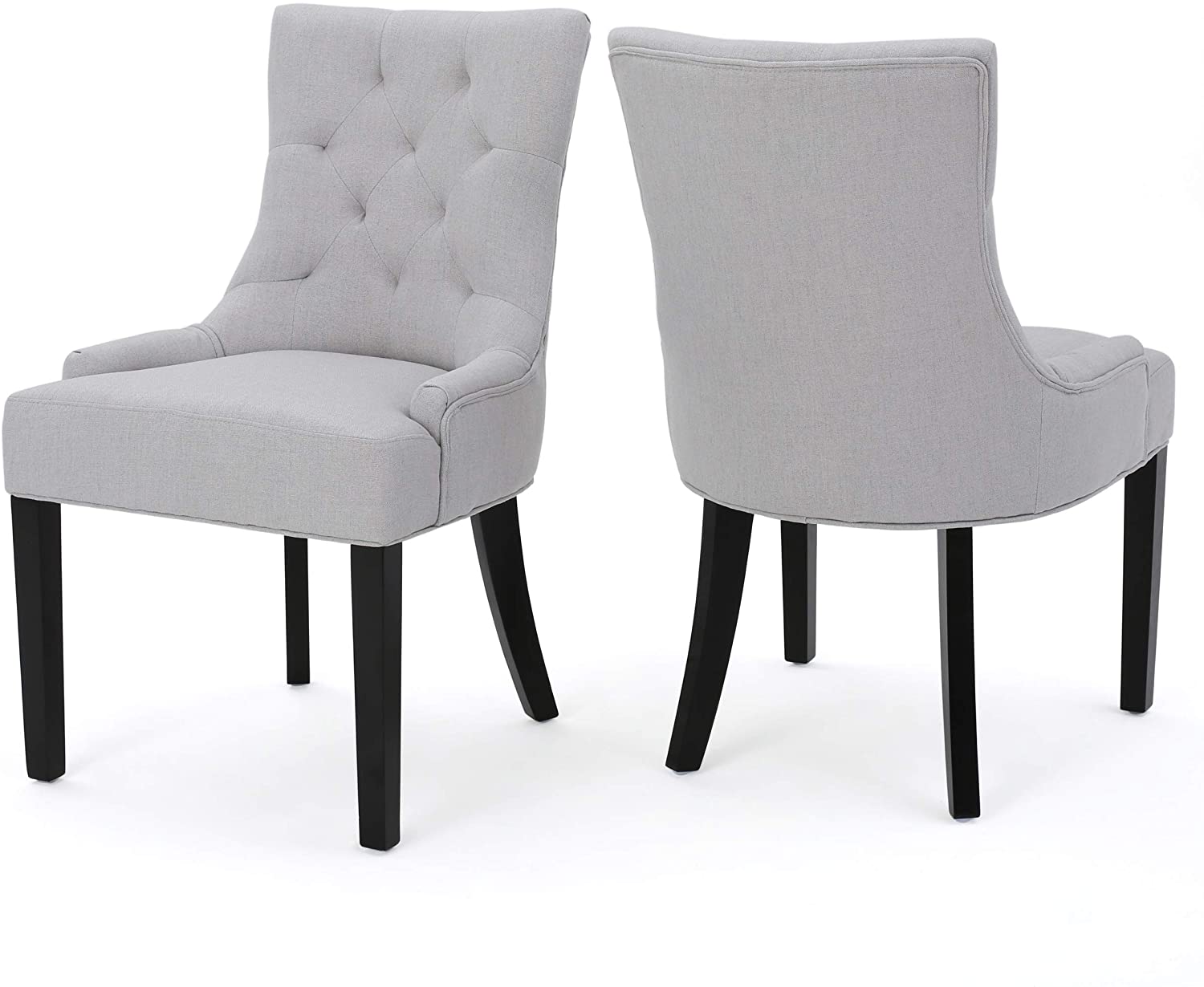 Hayden Fabric Dining Chairs, 2-Pcs Set