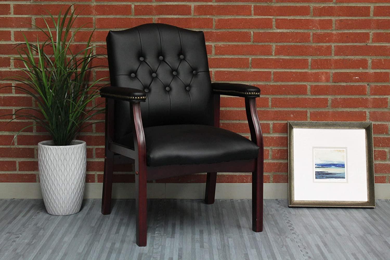 League Executive Guest Chair, Black - Ouch Cart