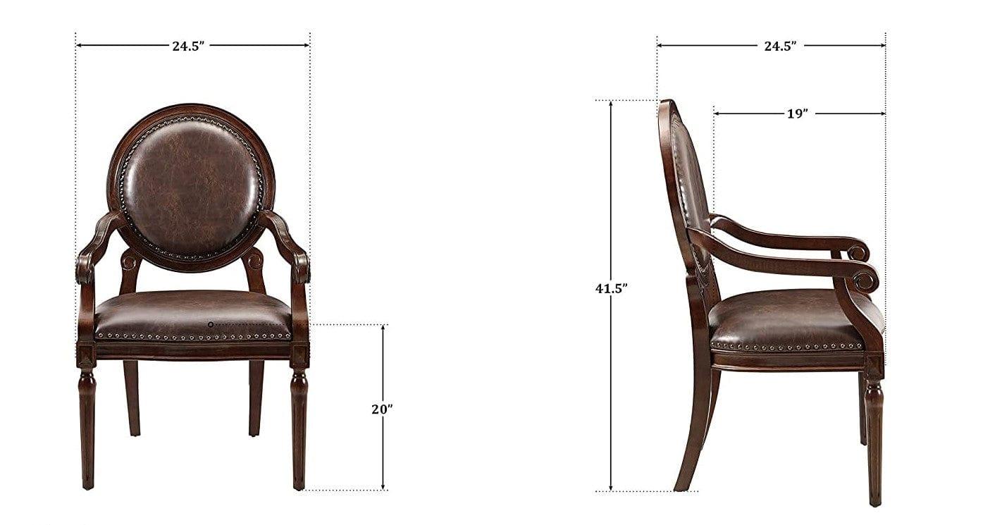 Accent Antique Design Upholstered Chair - Ouch Cart